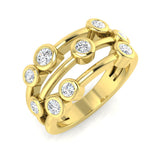 Diamond Raindance Ring in Yellow Gold